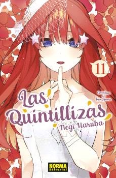 LAS QUINTILLIZAS 11, de NEGI HARUBA | portada del libro