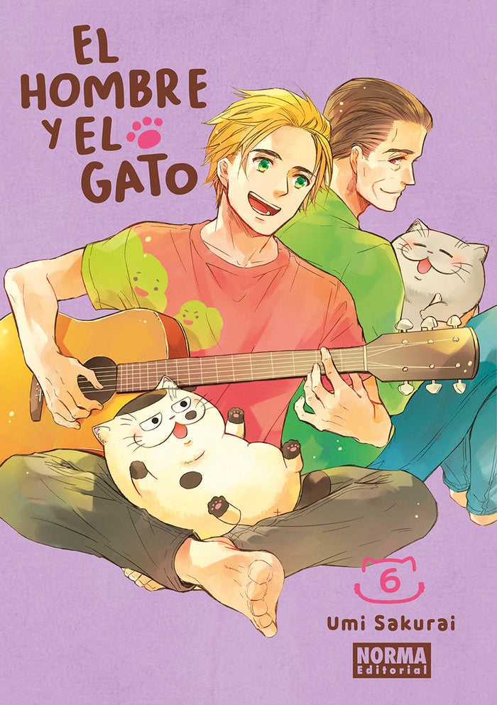 EL HOMBRE Y EL GATO 06, de UMI SAKURAI | portada del libro