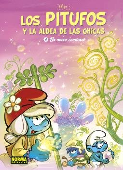 LOS PITUFOS Y LA ALDEA DE LAS CHICAS 4. UN NUEVO COMIENZO, de PEYO | portada del libro