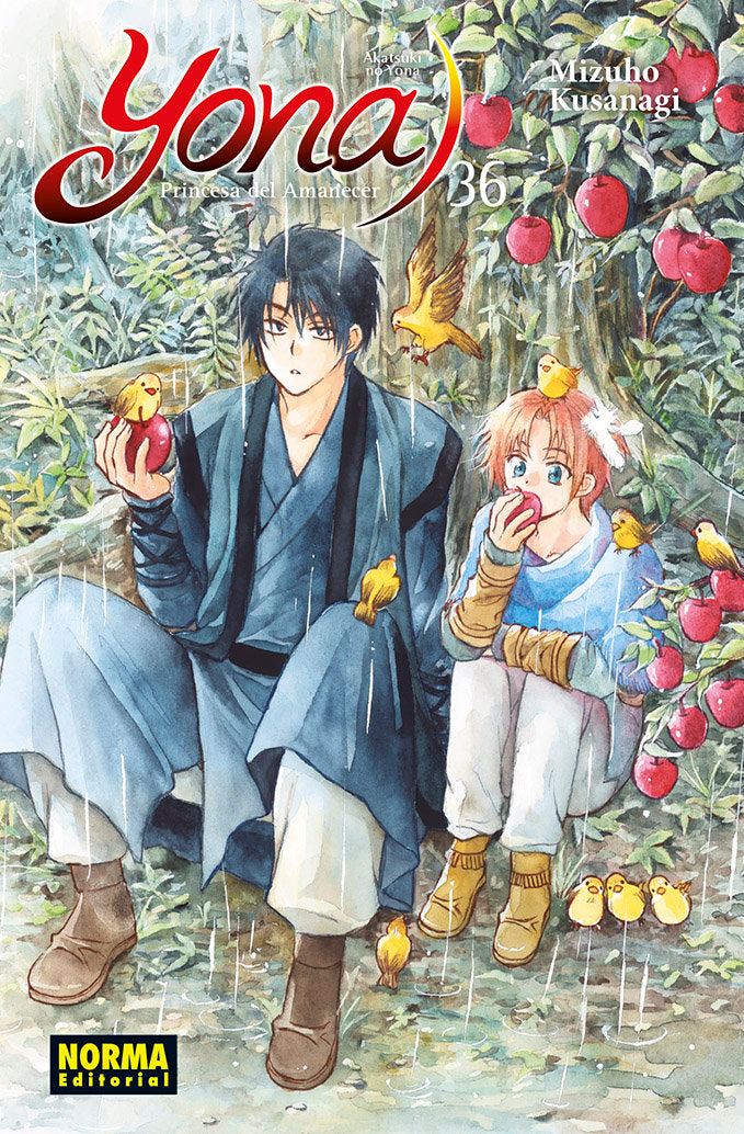 YONA 36, PRINCESA DEL AMANECER, de MIZUHO KUSANAGI | portada del libro