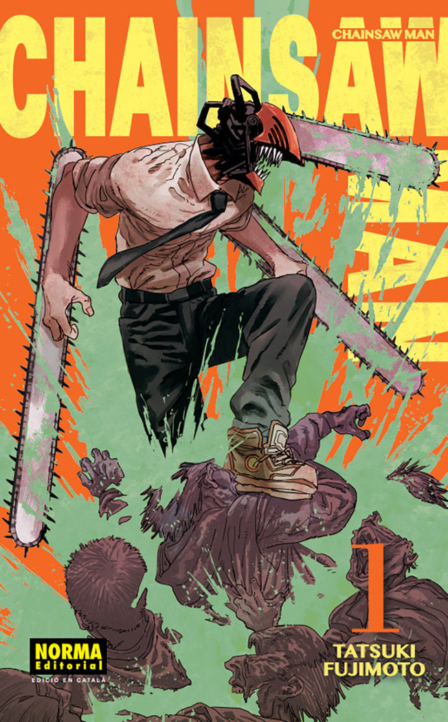 CHAINSAW MAN 01 CATALA, de TATSUKI FUJIMOTO | portada del libro
