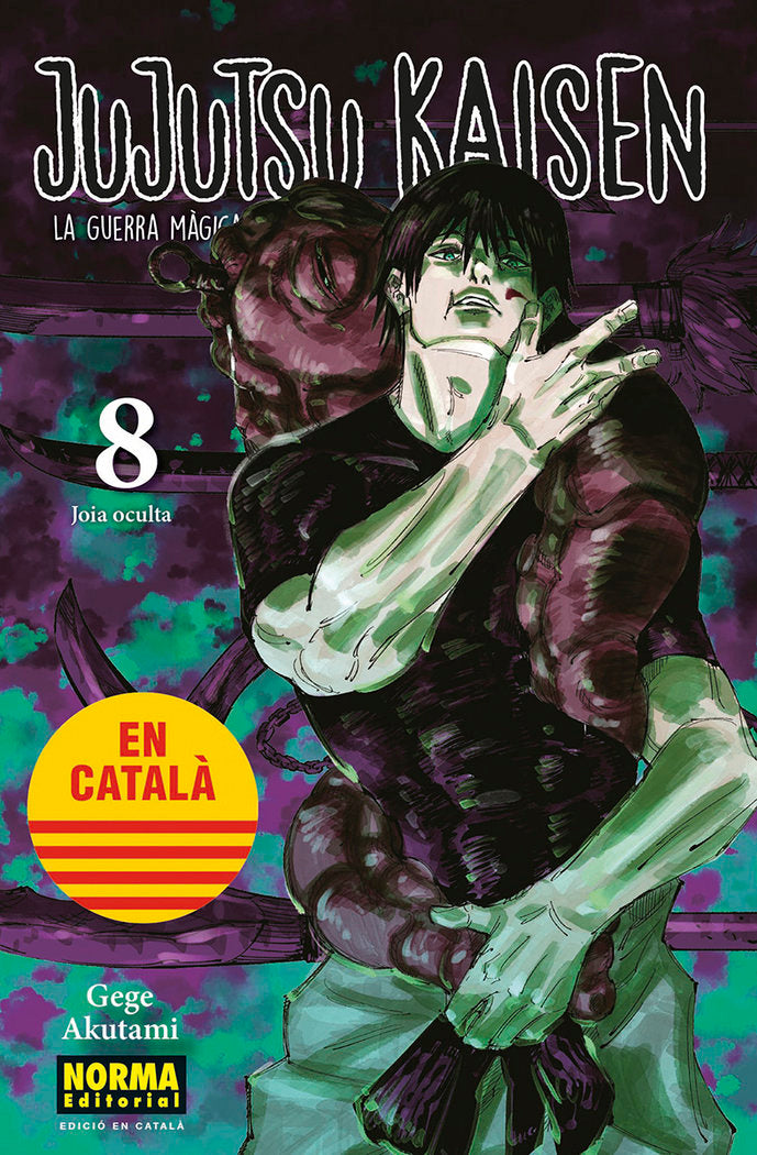 JUJUTSU KAISEN 08 CATALA, de GEGE AKUTAMI | portada del libro
