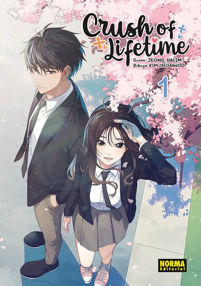 CRUSH OF LIFETIME 01, de JEONG HALIM#KIM YEONWOO | portada del libro