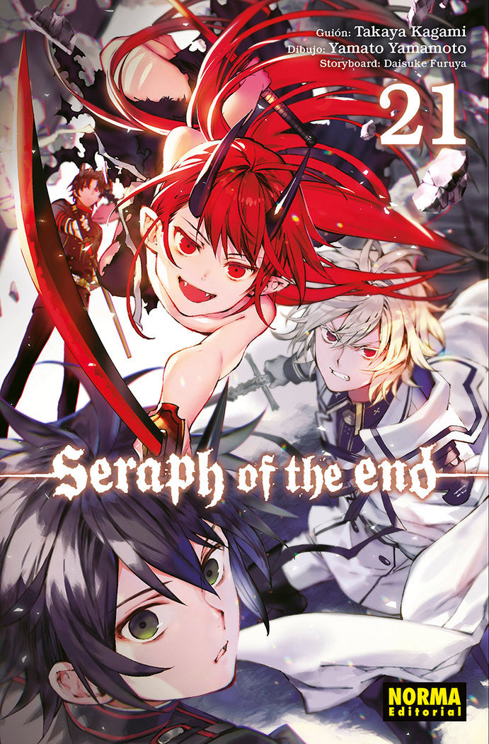 SERAPH OF THE END 21, de KAGAMI#YAMAMOTO#FURUYA | portada del libro