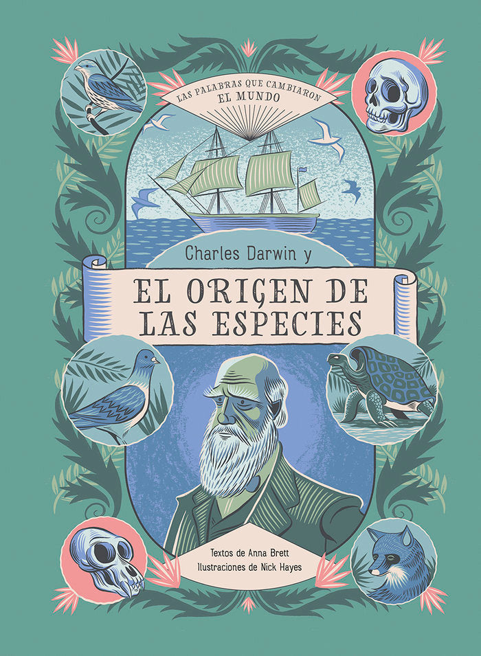 CHARLES DARWIN Y EL ORIGEN DE LAS ESPECIES, de ANNA BRETT | portada del libro