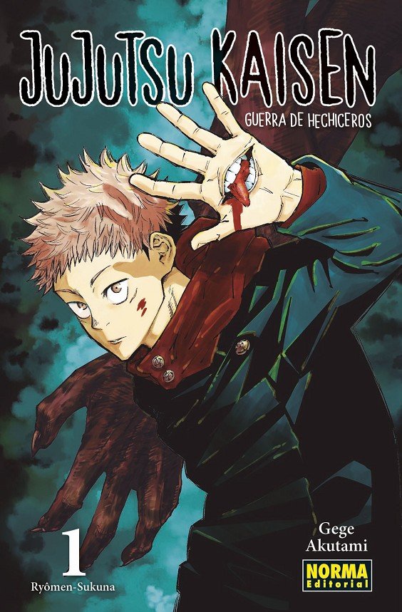 JUJUTSU KAISEN 1. GUERRA DE HECHICEROS, de GEGE AKUTAMI | portada del libro