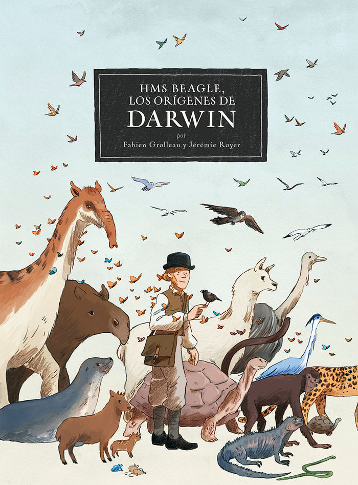 HMS BEAGLE, LOS ORIGENES DE DARWIN, de GROLLEAU, FABIEN | portada del libro