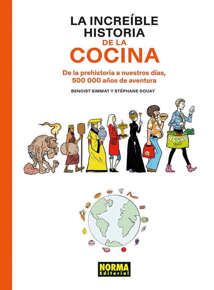 EL INCREIBLE HISTORIA DE LA COCINA, de SIMMAT, BENOIST | portada del libro