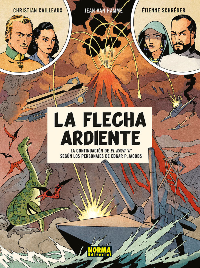 LA FLECHA ARDIENTE, de VAN HAMME | portada del libro