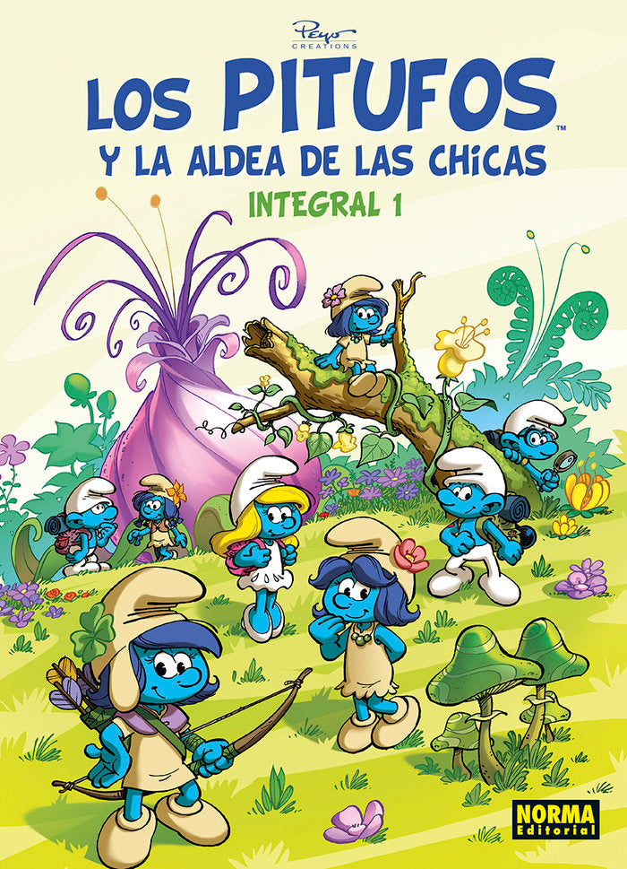 LOS PITUFOS Y LA ALDEA DE LAS CHICAS. INTEGRAL 1, de PEYO CREATIONS | portada del libro