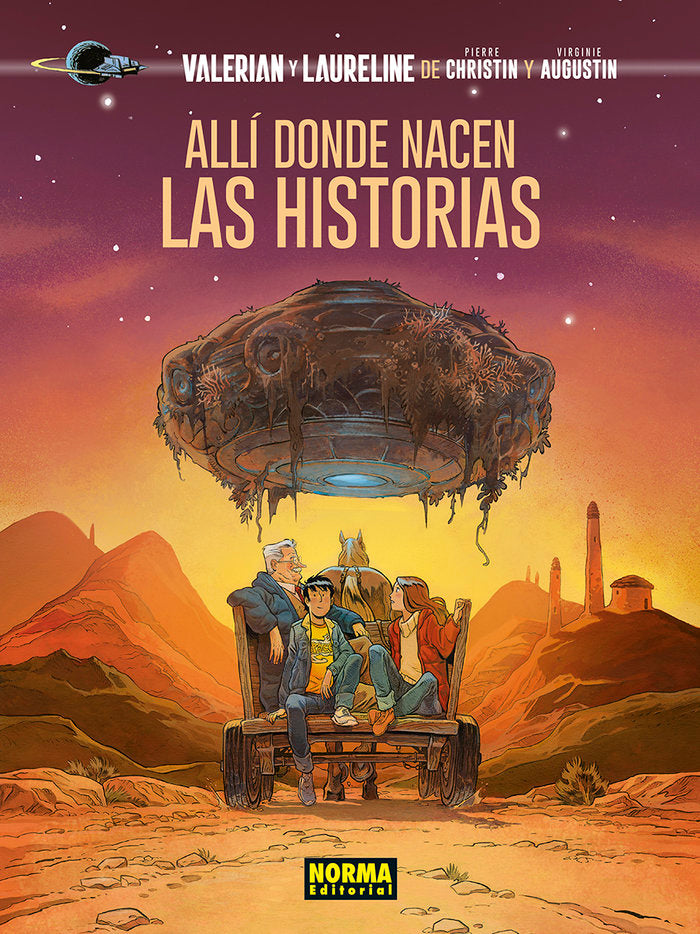 VALERIAN Y LAURELINE. ALLI DONDE NACEN LAS HISTORIAS, de CHRISTIN | portada del libro