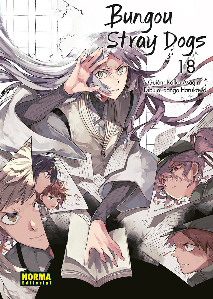 BUNGOU STRAY DOGS 18, de KAFKA ASAGIRI#SANGO HARUKAWA | portada del libro