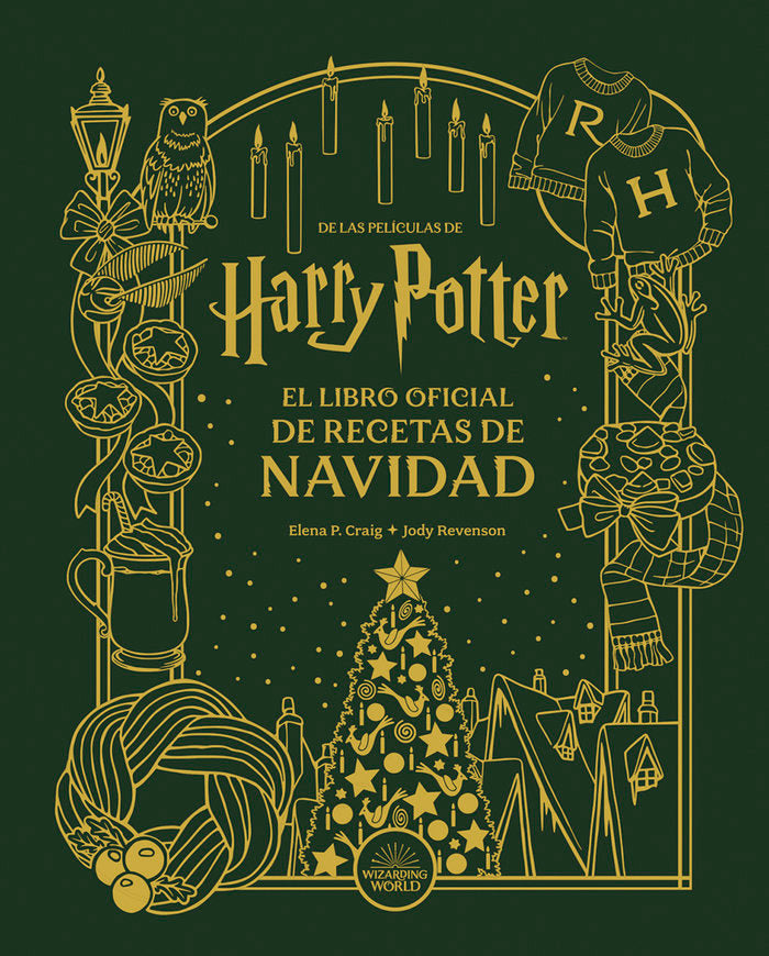 HARRY POTTER: EL LIBRO OFICIAL DE RECETAS DE NAVIDAD, de VVAA | portada del libro
