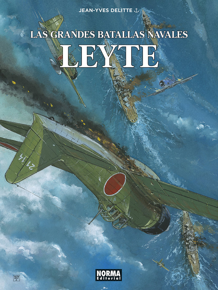 LAS GRANDES BATALLAS NAVALES 16. LEYTE, de DELITTE | portada del libro