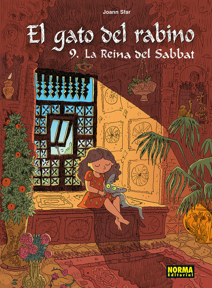 EL GATO DEL RABINO 9 - LA REINA DEL SABBAT, de SFAR | portada del libro