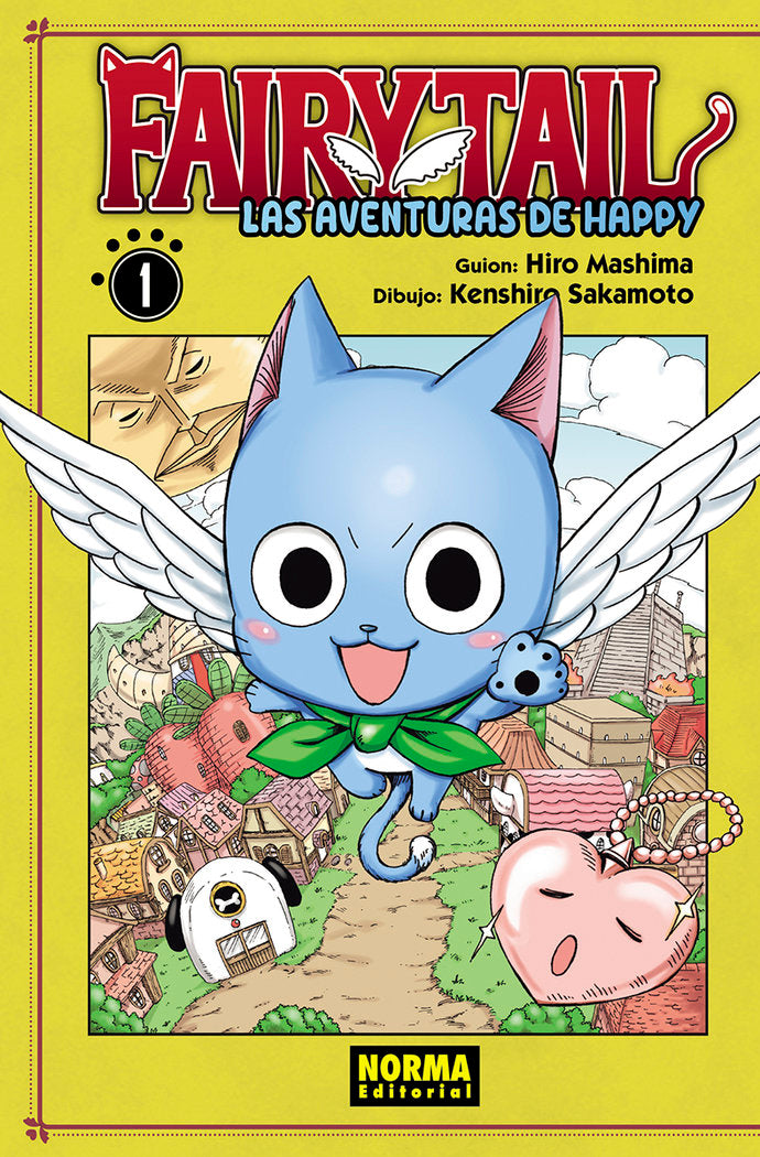 FAIRY TAIL LAS AVENTURAS DE HAPPY 01, de MASHIMA | portada del libro