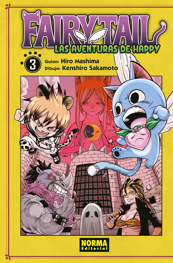 FAIRY TAIL LAS AVENTURAS DE HAPPY 03, de MASHIMA | portada del libro