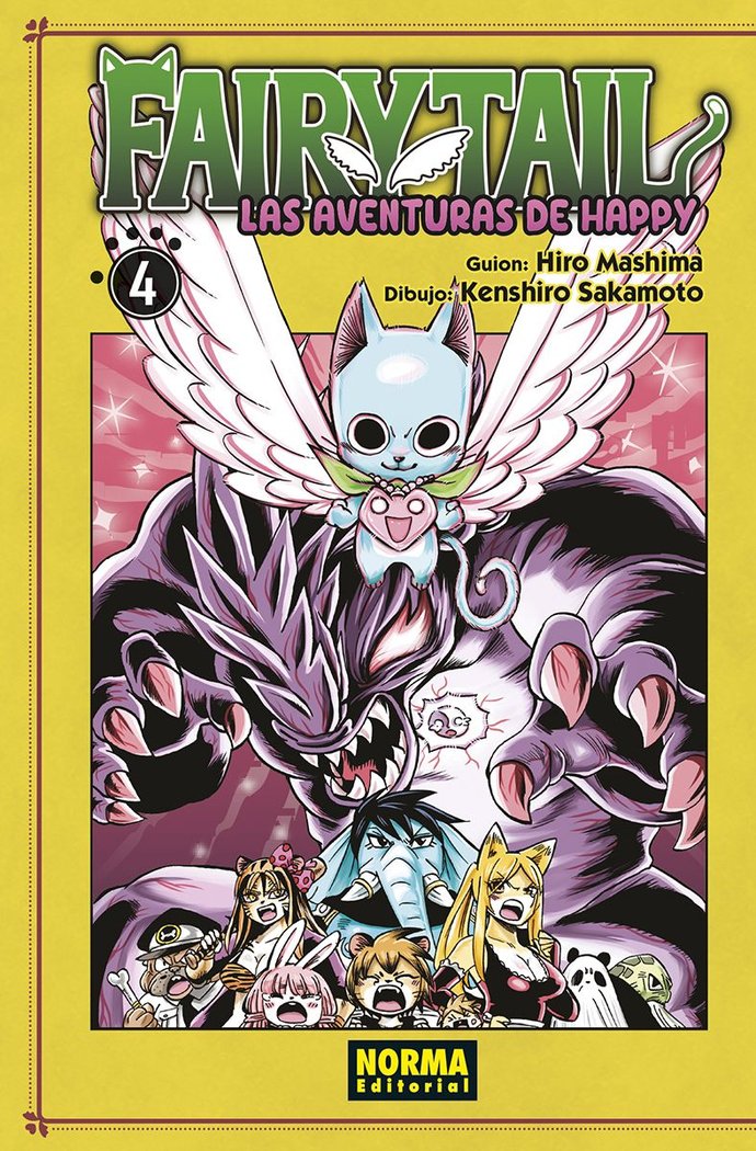 FAIRY TAIL LAS AVENTURAS DE HAPPY 04, de MASHIMA | portada del libro