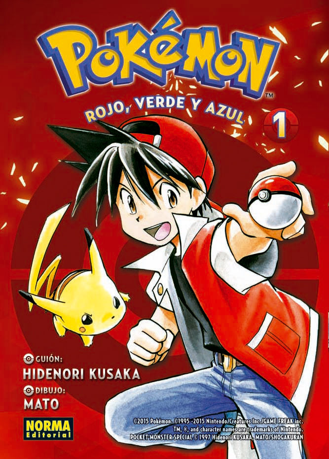 POKEMON 01. ROJO, VERDE Y AZUL 1 (NUEVO PVP), de KUSAKA | portada del libro