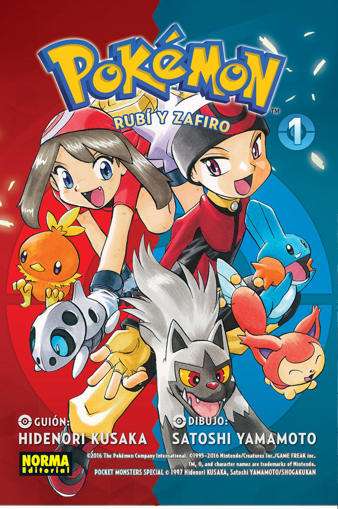 POKEMON 09. ORO, RUBI Y ZAFIRO 1 (NUEVO PVP), de KUSAKA | portada del libro