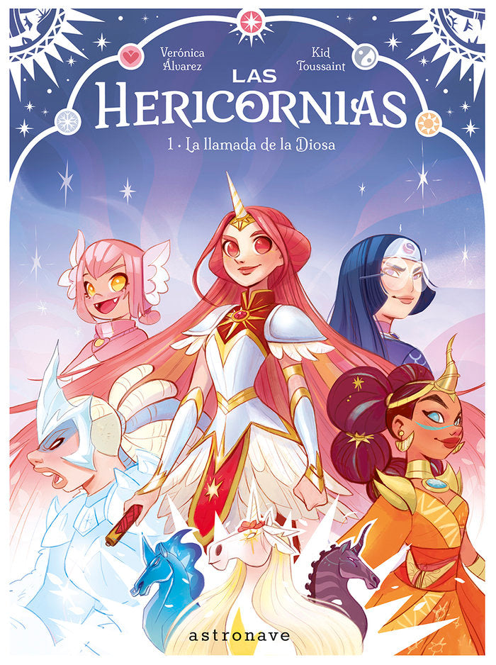 LAS HERICORNIAS 01. LA LLAMADA DE LA DIOSA, de KID TOUSSAINT | portada del libro