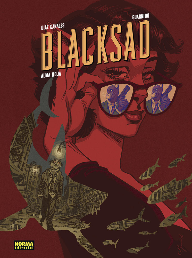 BLACKSAD 3. ALMA ROJA. EDICION 25 ANIVERSARIO, de JUAN DIAZ CANALES-JUANJO GUARN | portada del libro