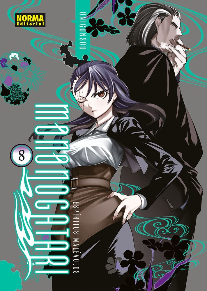 ESPIRITUS MALEVOLOS. MONONOGATARI 08, de ONIGUNSOU | portada del libro