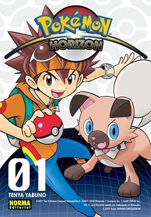 POKEMON HORIZON 1, de TENYA YABUNO | portada del libro