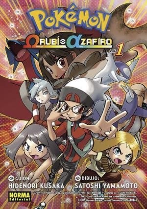 POKEMON OMEGA RUBI ALFA ZAFIRO 1, de HIDENORI KUSAKA | portada del libro