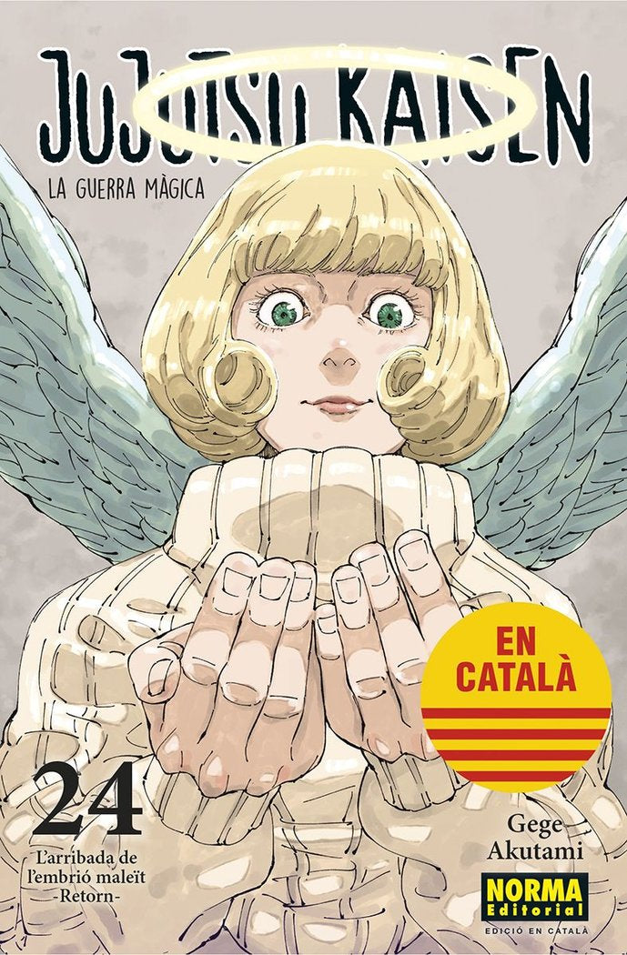 JUJUTSU KAISEN 24 CATALA, de AKUTAMI | portada del libro
