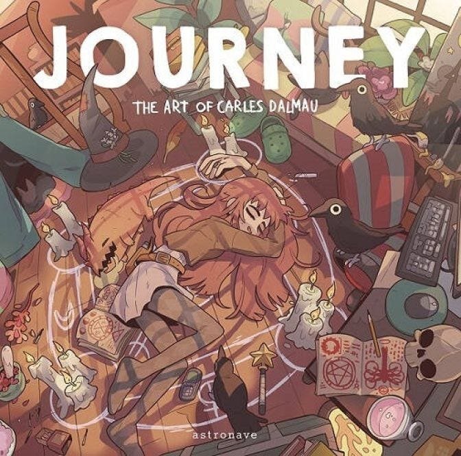 JOURNEY. THE ART OF CARLES DALMAU (NE), de CARLES DALMAU | portada del libro