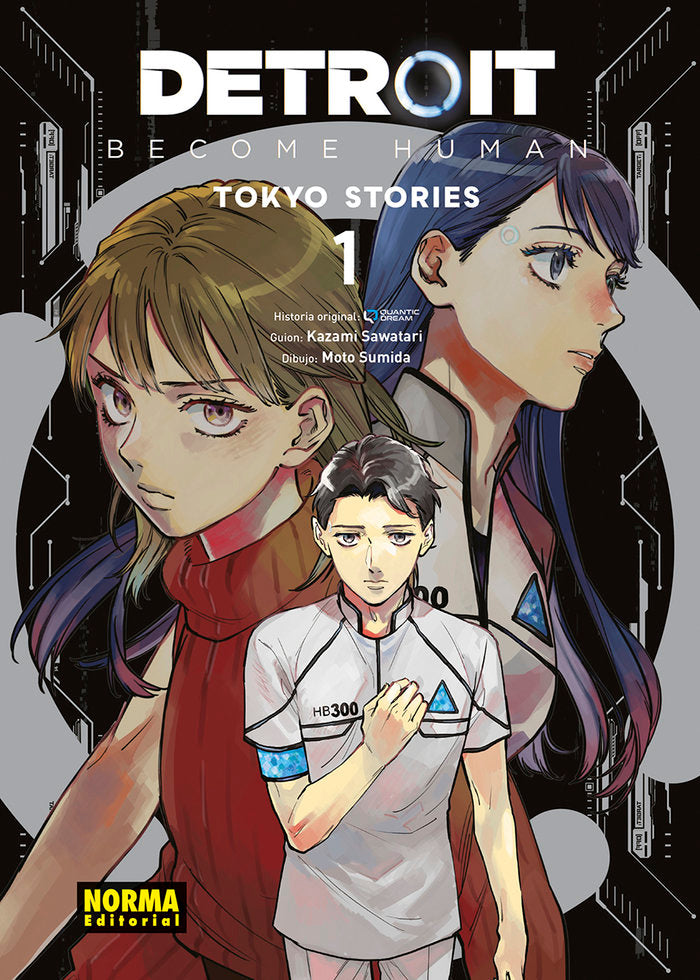DETROIT BECOME HUMAN: TOKYO STORIES 01, de QUANTIC DREAM#KAZAMI SAWATARI#MOTO SUMIDA | portada del libro