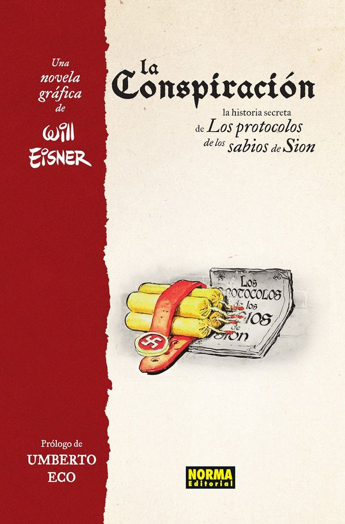 LA CONSPIRACION. LA HISTORIA SECRETA DE LOS PROTOCOLOS DE LOS SABIOS DE SION, de EISNER | portada del libro