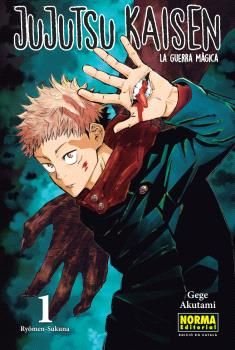JUJUTSU KAISEN 01 CATALA, de AKUTAMI. GEGE | portada del libro