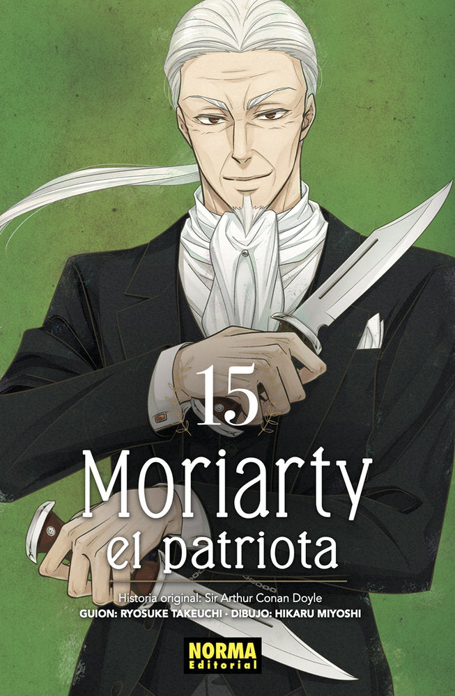 MORIARTY EL PATRIOTA 15, de TAKEUCHI | portada del libro