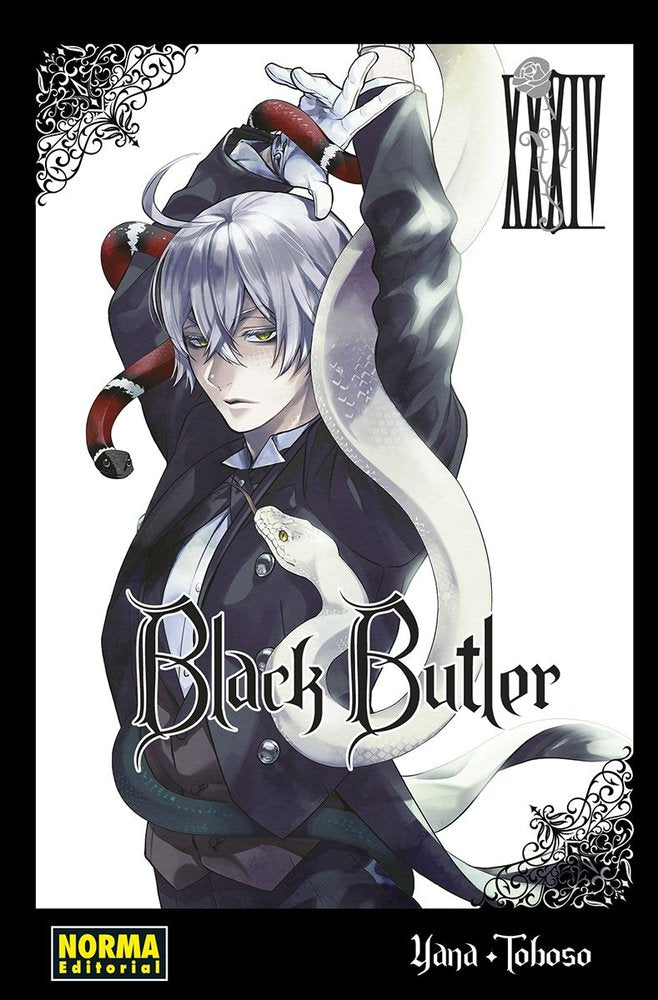 BLACK BUTLER 34, de TOBOSO, YANA | portada del libro