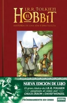 EL HOBBIT ED. DE LUJO, de J.R.R.TOLKIEN - DIXON - WENZEL | portada del libro