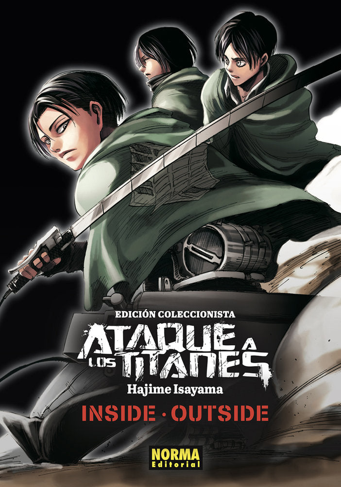 ATAQUE A LOS TITANES GUIA: INSIDE & OUTSIDE, de ISAYAMA, HAJIME | portada del libro