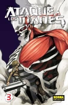 ATAQUE A LOS TITANES, 3 ( NUEVO PRECIO ), de HAJIME ISAYAMA | portada del libro