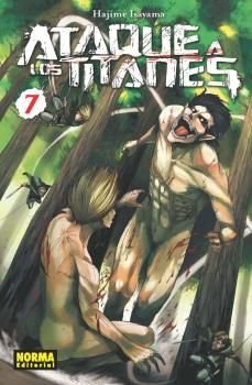 ATAQUE A LOS TITANES 07, de HAJIME ISAYAMA | portada del libro