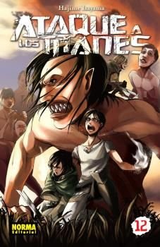ATAQUE A LOS TITANES 12, de HAJIME ISAYAMA | portada del libro