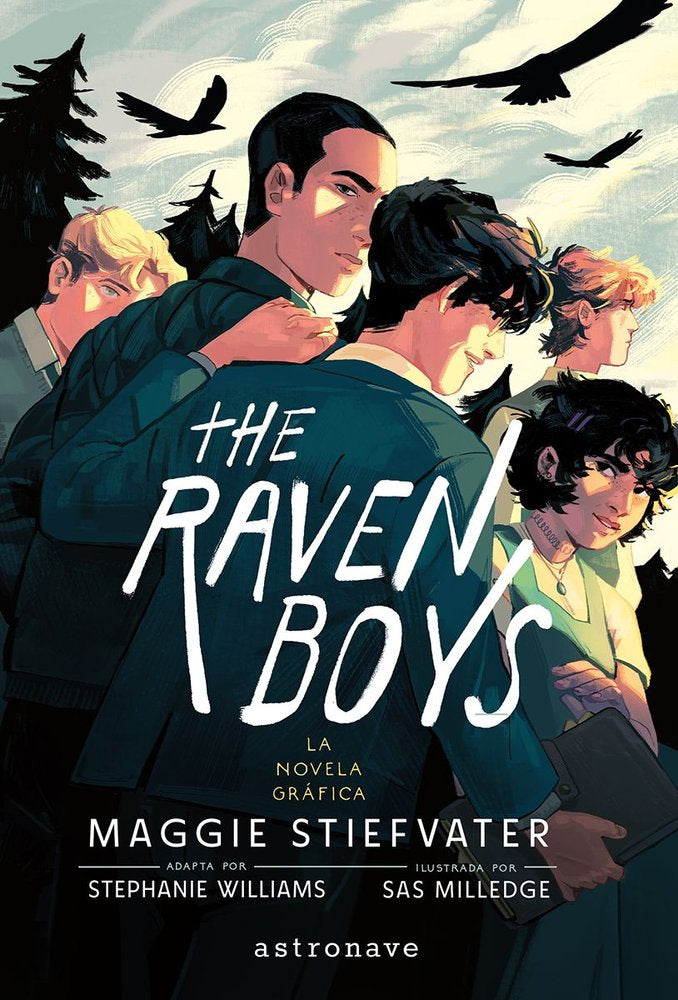 THE RAVEN BOYS. LA NOVELA GRAFICA, de MAGGIE STIEFVATER | portada del libro