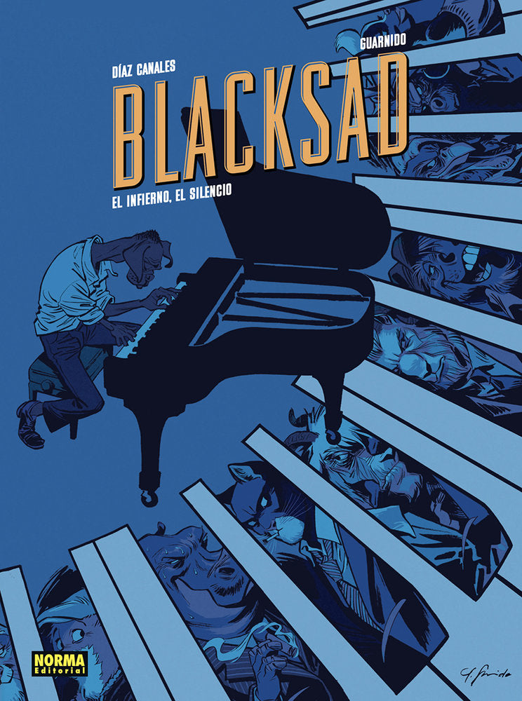 BLACKSAD 4. EL INFIERNO, EL SILENCIO. EDICION 25 ANIVERSARIO, de JUAN DIAZ CANALES-JUANJO GUARN | portada del libro