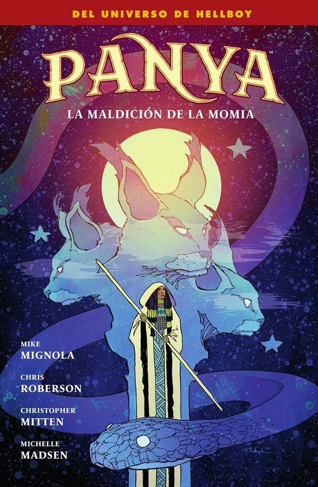PANYA. LA MALDICION DE LA MOMIA, de MIKE MIGNOLA#CHRIS ROBERSON | portada del libro