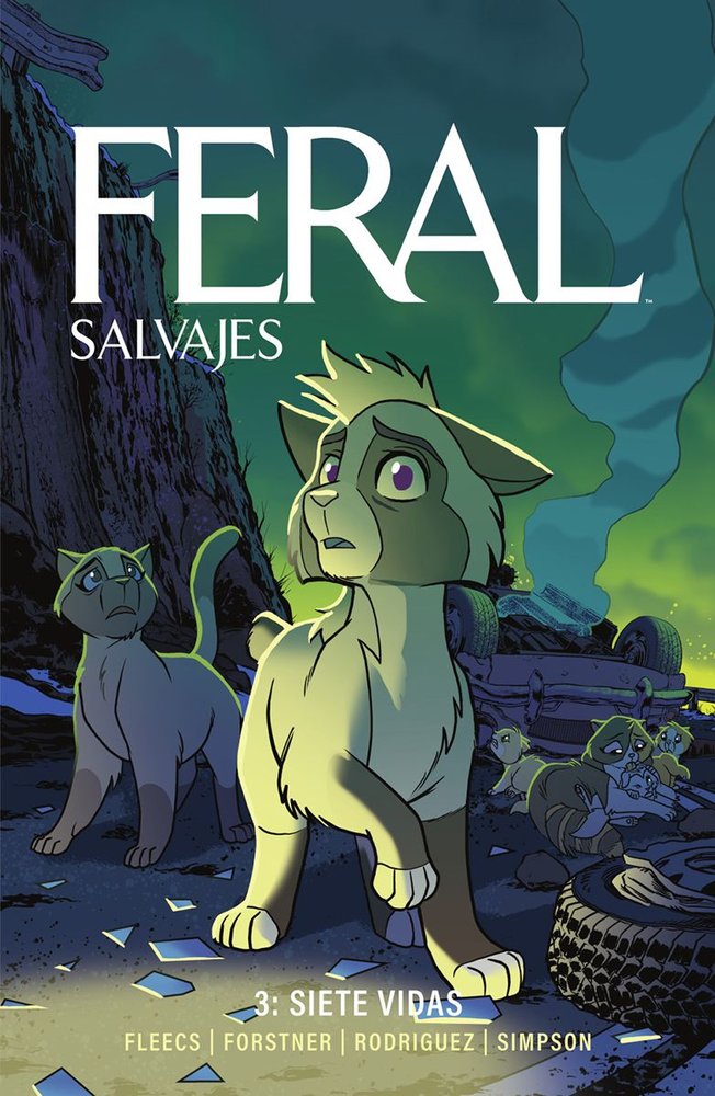 FERAL (SALVAJES) 03. SIETE VIDAS, de BRAD SIMPSON | portada del libro