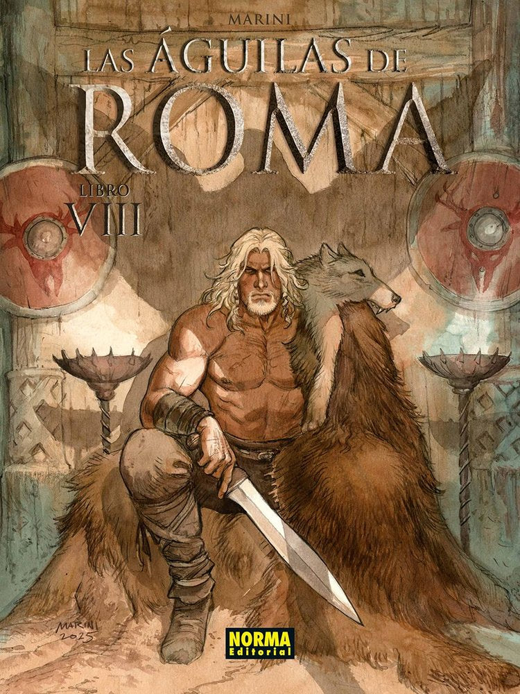 LAS AGUILAS DE ROMA 8, de ENRICO MARINI | portada del libro
