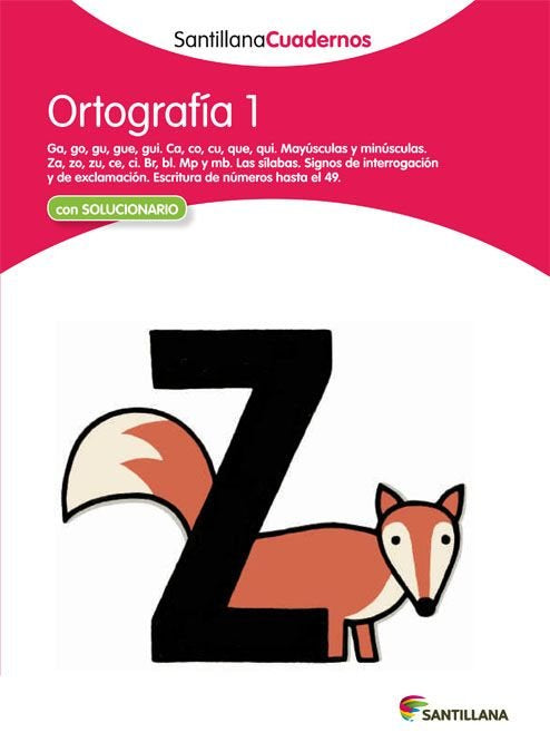 ORTOGRAFIA 1 SANTILLANA CUADERNOS, de Varios autores | portada del libro