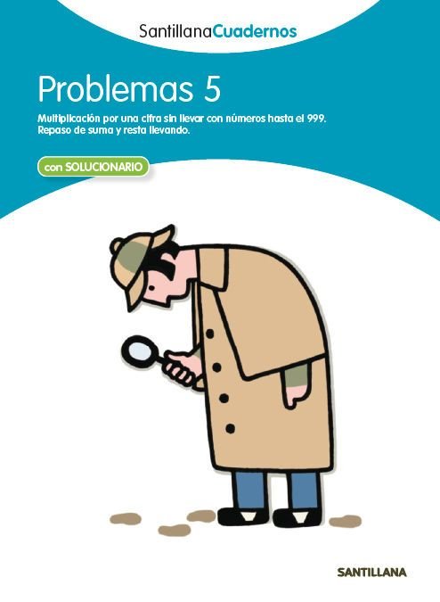 PROBLEMAS 5 SANTILLANA CUADERNOS, de Varios autores | portada del libro