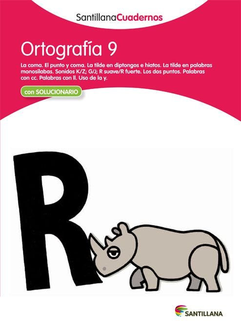ORTOGRAFIA 9 SANTILLANA CUADERNOS, de Varios autores | portada del libro