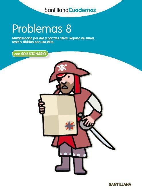 PROBLEMAS 8 SANTILLANA CUADERNOS, de Varios autores | portada del libro